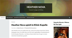 Desktop Screenshot of heather-nova.de